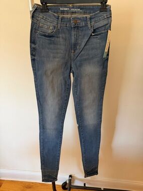 Old Navy Skinny Rockstar Jeans in Medium Blue Wash